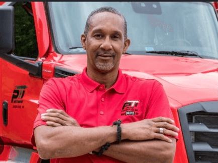 Professional truck driver